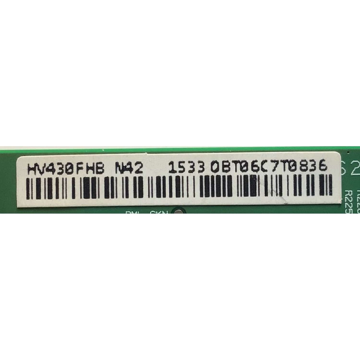 KIT DE TARJETAS PARA TV VIZIO / MAIN FUENTE 60103-00617 / TP.MT5581.PB756 / 4300031044 / 4.30.21 / T-CON HV430FHBN42 / P416751A_20 / 1533 OBT06C7T0836 / PANEL BOEI430WU1 / MODELO D43FX-F4 LBVFVNSW / D43FX-F4 - Imagen 2